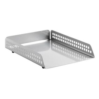 Square Punch Steel Letter Tray Single